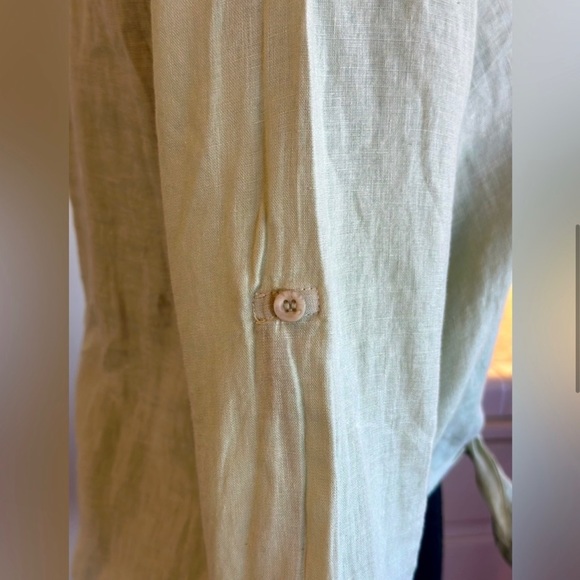 Cloth & Stone Button Up Tie front - Picture 4 of 5